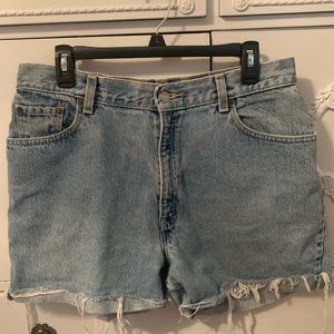 Levi Straus Cut-off High Waisted Jean Shorts